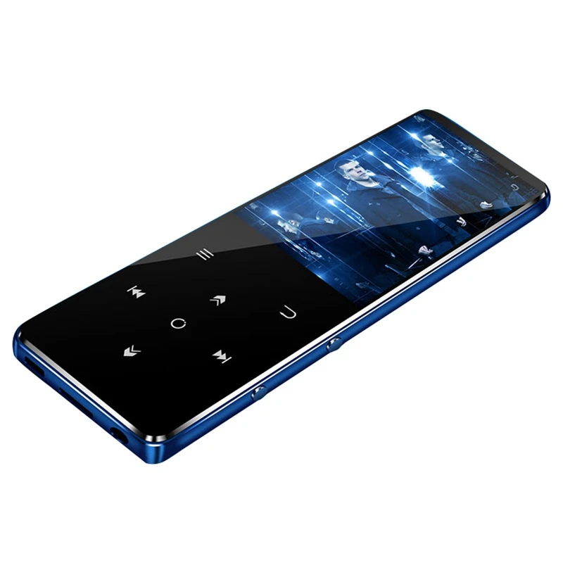 Blue 16G Benjie портативный K11 Mp3 музыкальный плеер водонепроницаемый Hifi Bluetooth 4,2 без потерь Аудио плееры FM радио Электронная книга диктофон - Цвет: Blue 16G