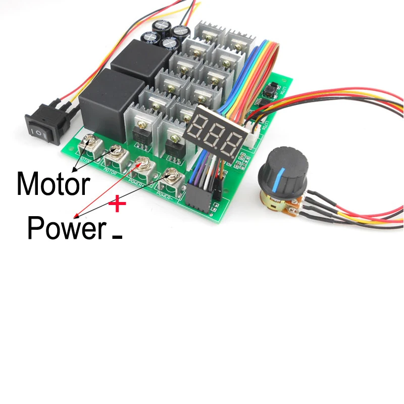 Цифровой дисплей процент скорости 5500 Вт высокая мощность А контроллер двигателя