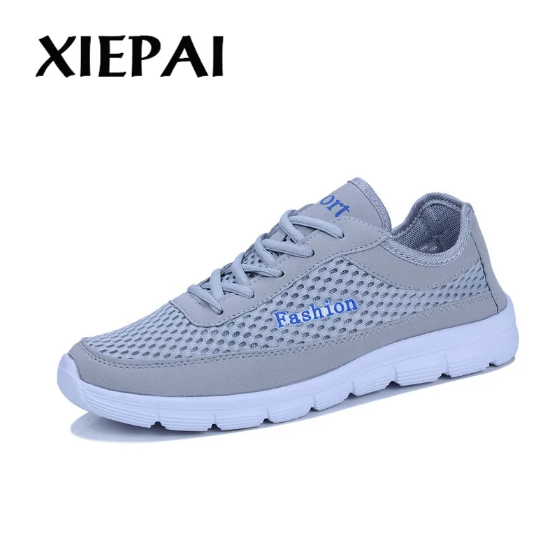 2019 модный бренд Для мужчин летняя дышащая обувь размеры 38–46 мягкий светильник