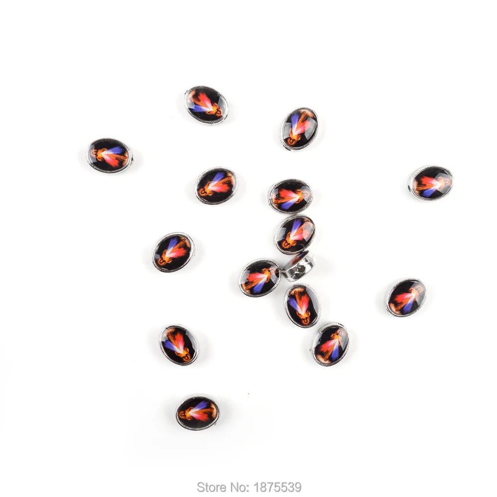 Овальные бусины из сплава Иисус Мэри Фатима Лурдес Гуадалупе цветные