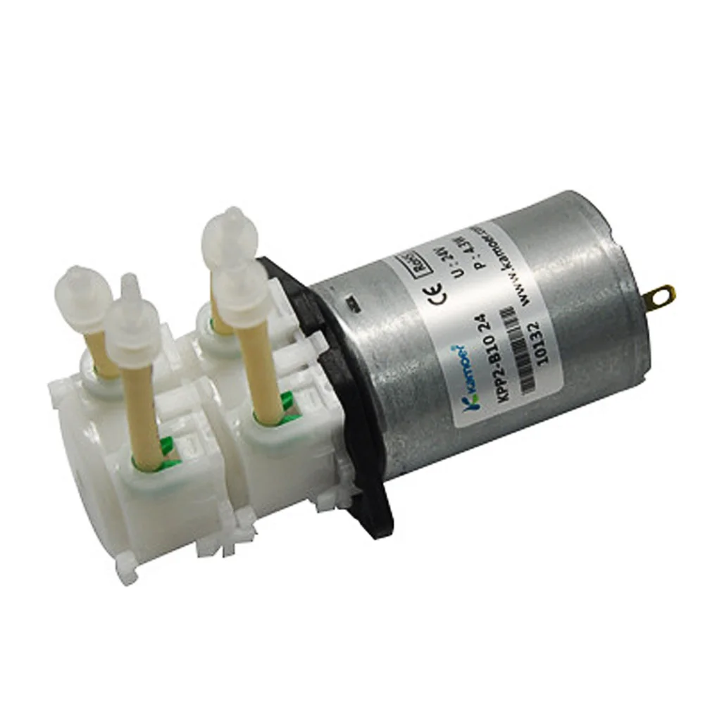 Новый DC 12V 24V Водяной насос с двойной головкой BPT трубчатый лабораторный