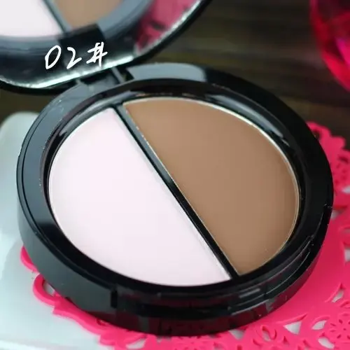 Сахарница бренд макияж лицо хайлайтер &amp компактная пудра-бронзатор 2 цвет блеск