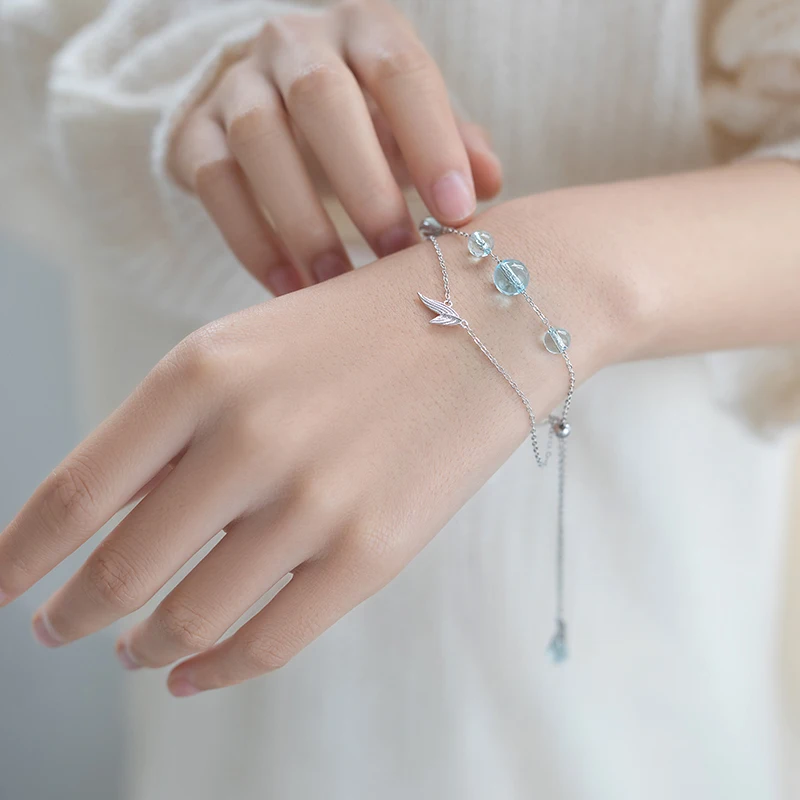 Женский браслет из пенопласта Thaya стерлингового серебра s925 пробы с двойной