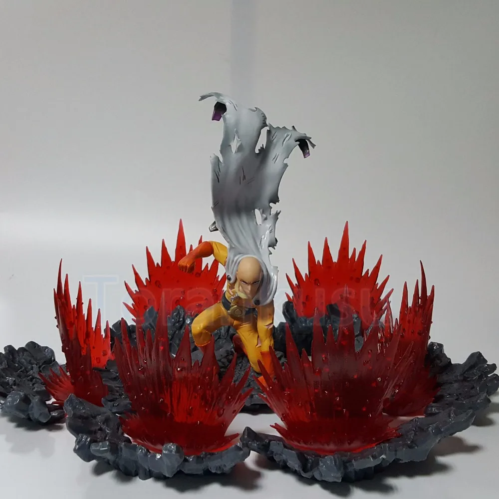 One Punch Man экшн фигурка Saitama Sensei Power Up сцена DIY Набор игрушек Аниме ONE PUNCH MAN модель