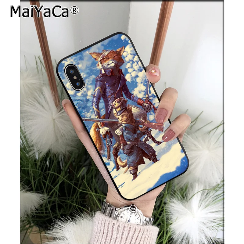A2 MaiYaCa животное енот лиса высокое качество чехол для телефона iPhone X XS MAX 6 6S 7 7plus 8 8Plus 5 5S XR - Цвет: A2