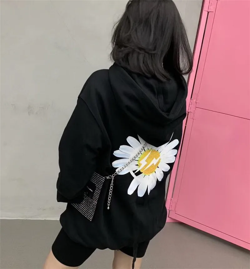 Peaceminusone толстовки Shasta Daisy логотип высококачественный принт Peaceminusone Толстовка для мужчин и женщин толстовки