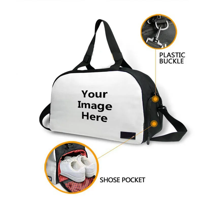 

Noisy Designs HOT Kitty Cat Printed Portable Men bolsa grande Large Capacity Women Luggage Duffle Bags Canvas Travel Folding Bag