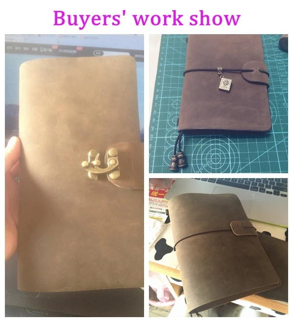 Винтажная натуральная коричневая воловья кожа для ноутбука молочная