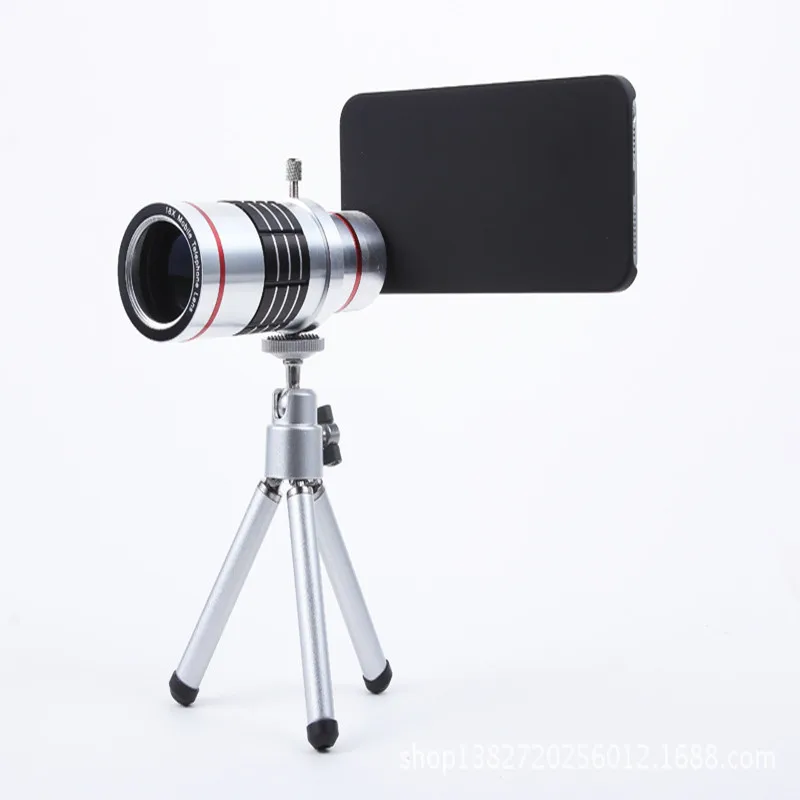 18X телеобъектив универсальный зажим на Лупа для мобильного телефона оптический