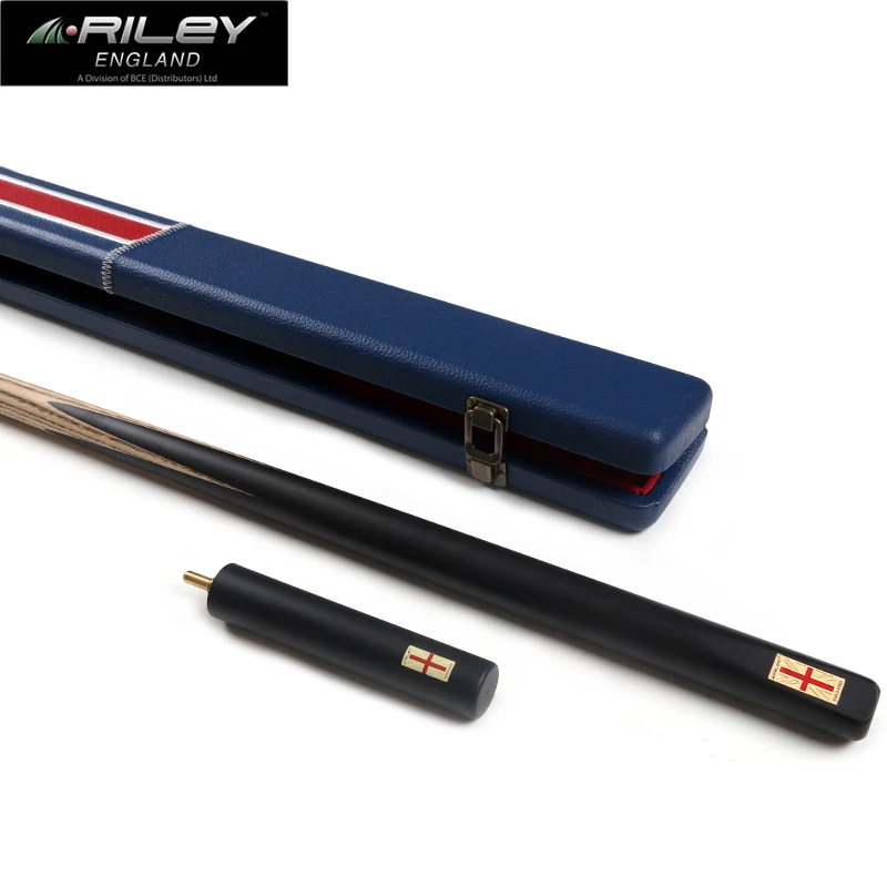 online Profissional Riley Uma Peça Snooker Cue Para A Competição Artesanal Taco De Bilhar Vara Com Caso Com Extensão 9.5mm Para O Jogador