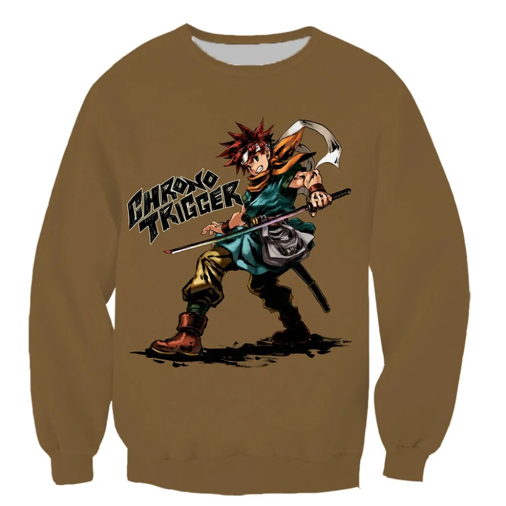 Chrono Trigger men women pullover sweatshirts plain sweatshirt 3D printed cool streetstyle | Мужская одежда