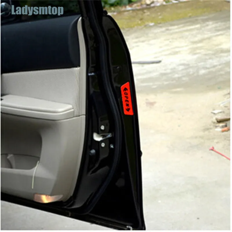 Ladysmtop Автомобильная дверь открытая Предупреждение наклейка чехол для Jeep Compass Grand