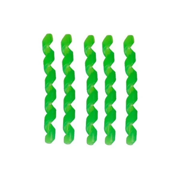 green 5 шт. Велосипедный тормозной кабель корпус спиральный винт рукав анти-фрикционный обертывание тормозной линии рукав - Цвет: green