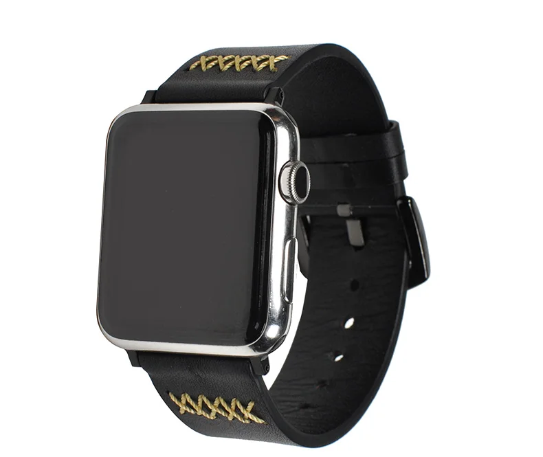 Ремешок из натуральной кожи для Apple watch 42 мм 38 мм 44 мм 40 мм correas iwatch series 4 3 2 1 ремешок для часов браслет наручные часы ремень