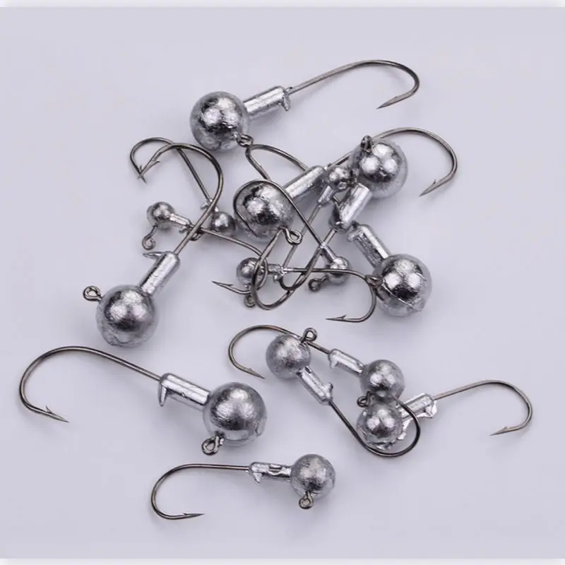 20 шт./лот Jig Глава Рыболовные Крючки Морской Карп Fly Снасти инструмент 5 Вес