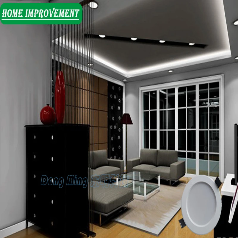 Светодио дный светодиодный Встроенный Ультра тонкий анти fpg светильник светодио