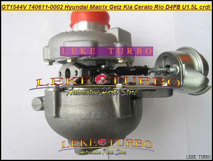 GT1544V 740611 740611-5002S 740611-0002 782403 28201-2A110 турбо для HYUNDAI Matrix Getz KIA Cerato Rio Pdride D4FB 1.5L CRD |