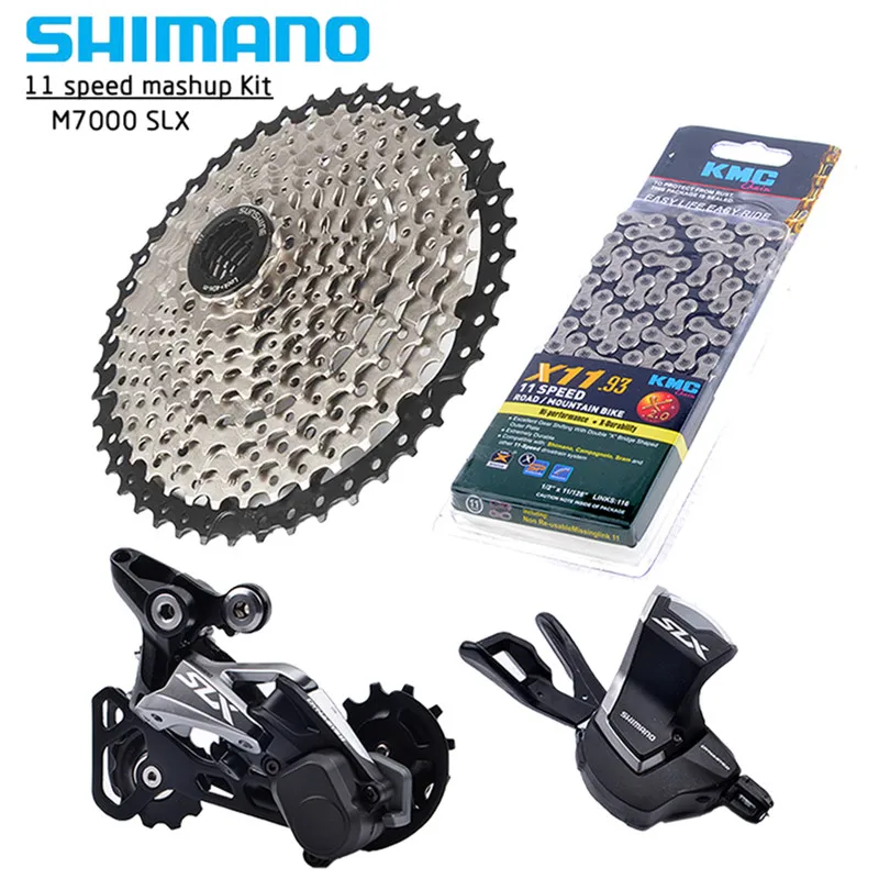SHIMANO SLX M7000 1x11 11 s Geschwindigkeit SONNENSCHEIN 46 t 50 Groupset Enthalt schalthebel Hinten Derailleur|Велосипедный