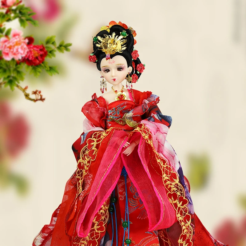 35 см коллекционные Древние китайские куклы четыре красотки Yang Guifei Кукла