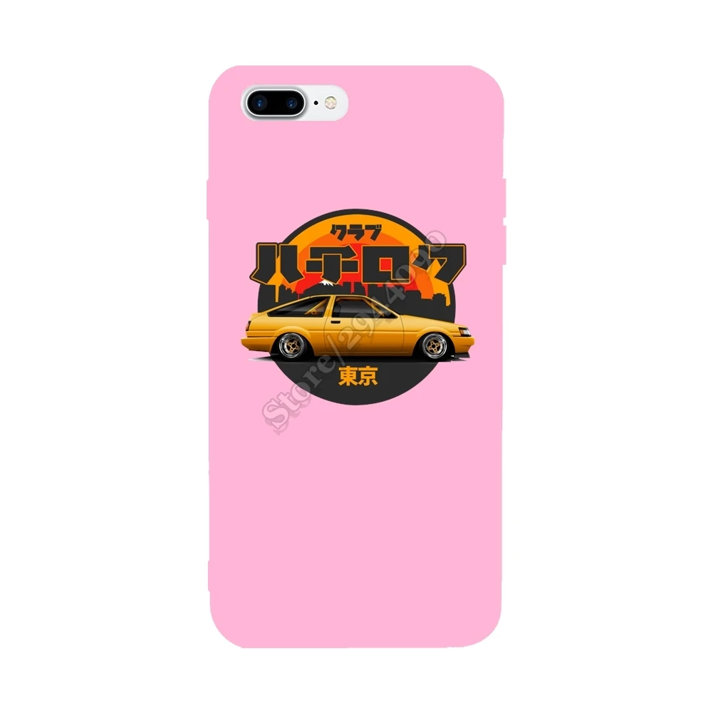 Ретро японский AE86 для iphone х чехол антидетонационных персонализированные обложки