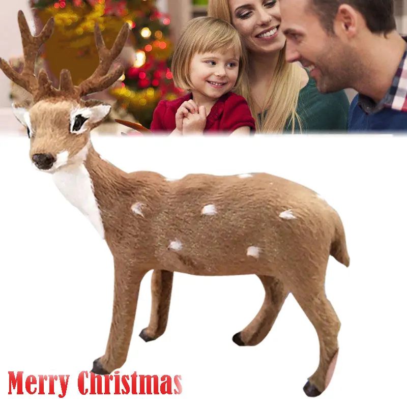 Темно-коричневый вертикальный декор для вечеринки Рождественская искусственная