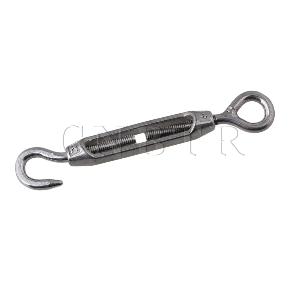 CNBTR 5 шт M4 нержавеющая сталь 304 Крюк &amp глаз вертушка натяжение троса |