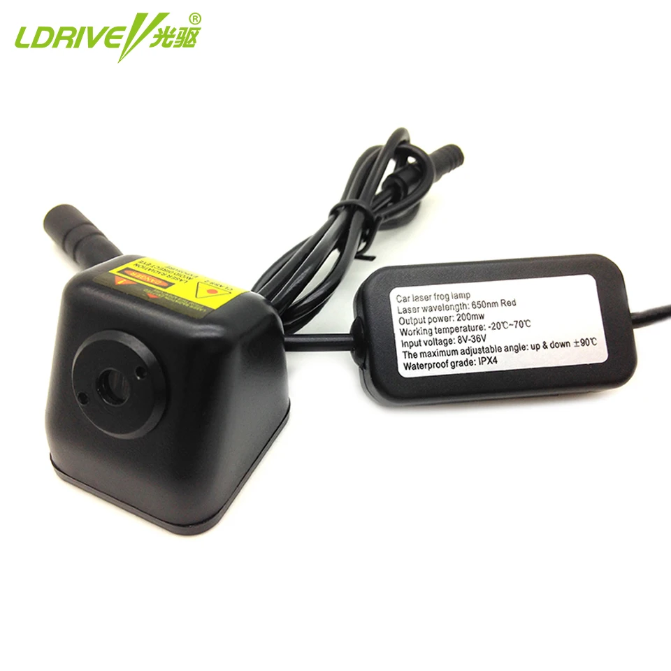 Автомобильный противотуманный фонарь с лазерным хвостом для предотвращения