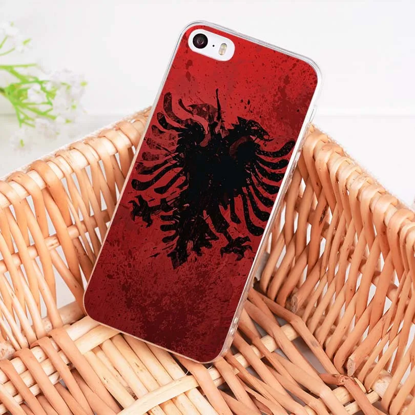 Мягкий чехол для телефона MaiYaCa из ТПУ с флагом Албании iPhone 8 7 6 6S Plus X XS MAX XR 5 5S SE 11pro max