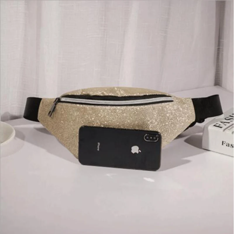 Сумка на плечо 2019 Женская Паровая Панк для ног лазерный пояс поясная сумка Pochete