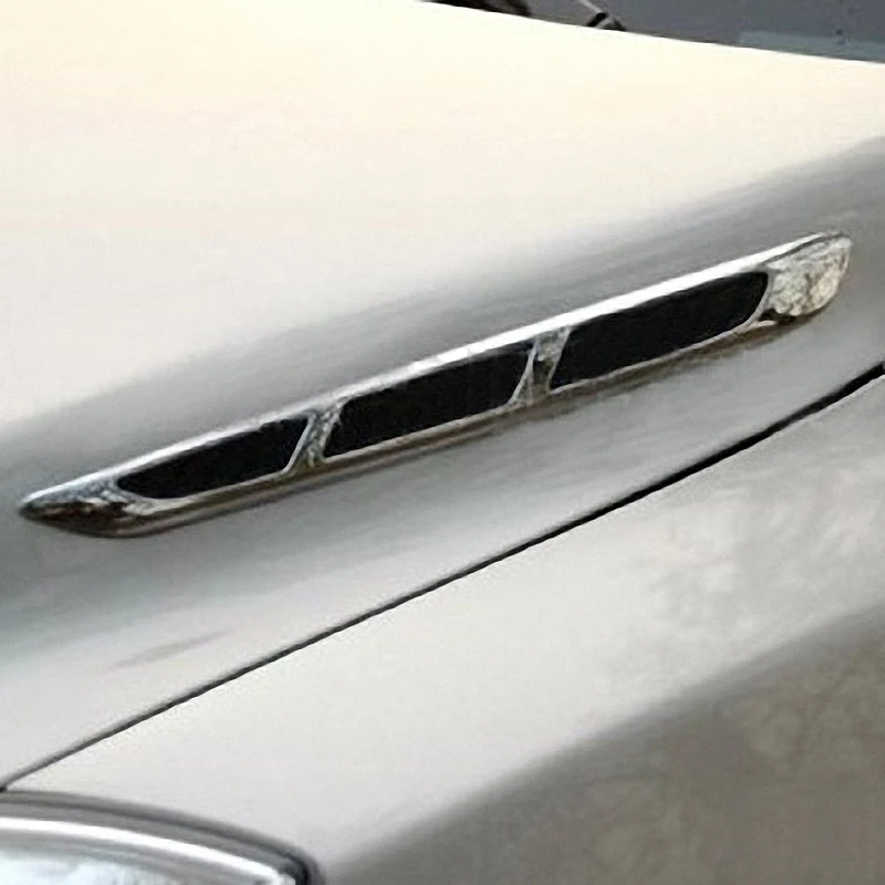 На заказ хромированный черный декоративный воздушный поток Впускной турбо капот