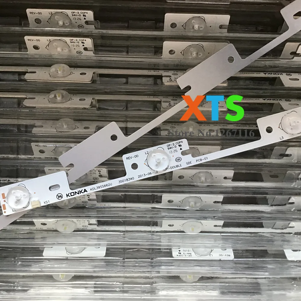 Бесплатная доставка 200 шт./лот светодиодный крюк для освещения Konka KDL39SS662U 35018339 327