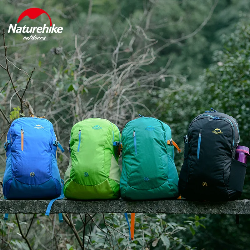 Рюкзак Naturehike 30L для кемпинга на открытом воздухе водонепроницаемый ультралегкий