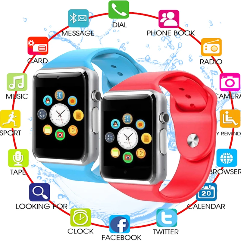 Новинка 2019 умные часы для мужчин телефона Android Apple Watch Поддержка 2G Sim TF карта МП