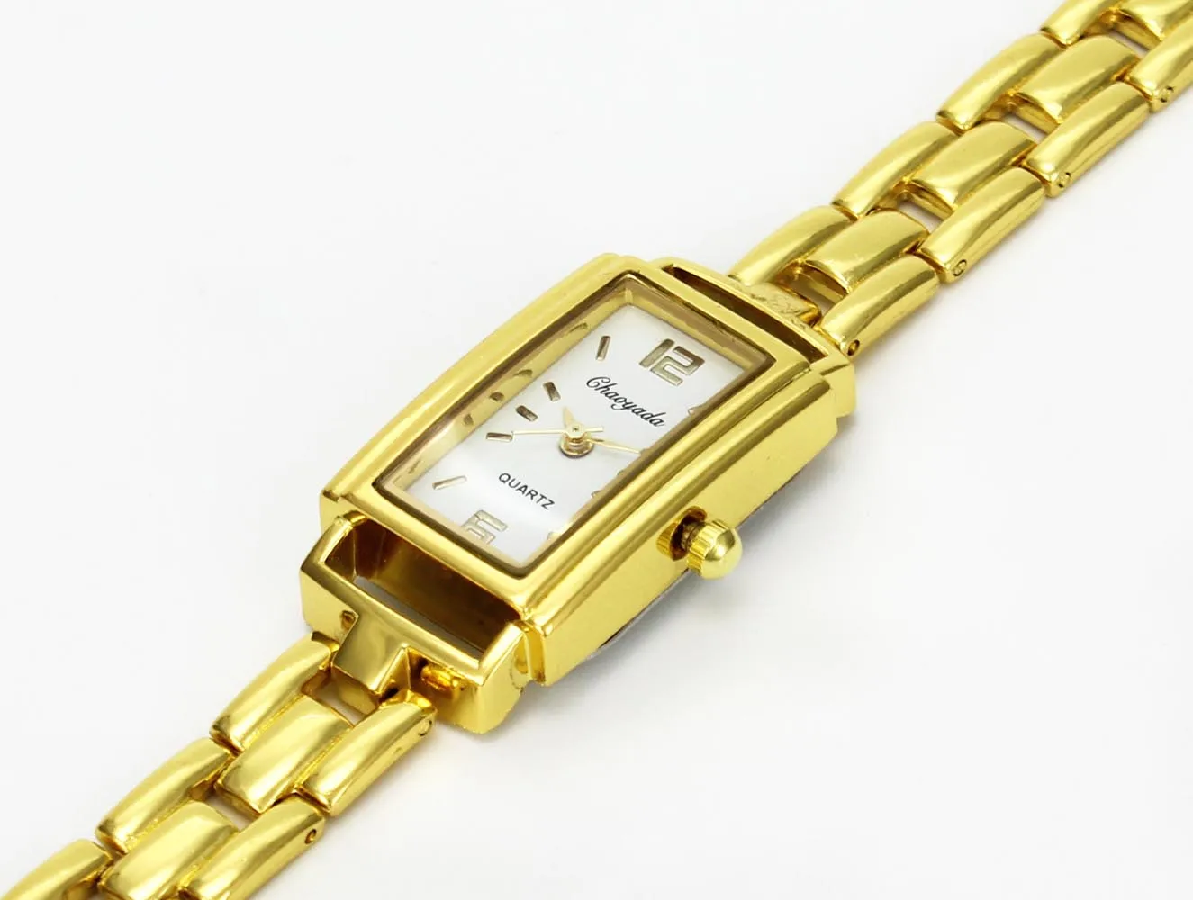 Новые модные женские очаровательные золотые браслеты-цепочки прямоугольного