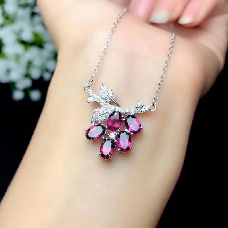 Подвеска в виде листьев из серебра 925 пробы для вечерние | Украшения и аксессуары