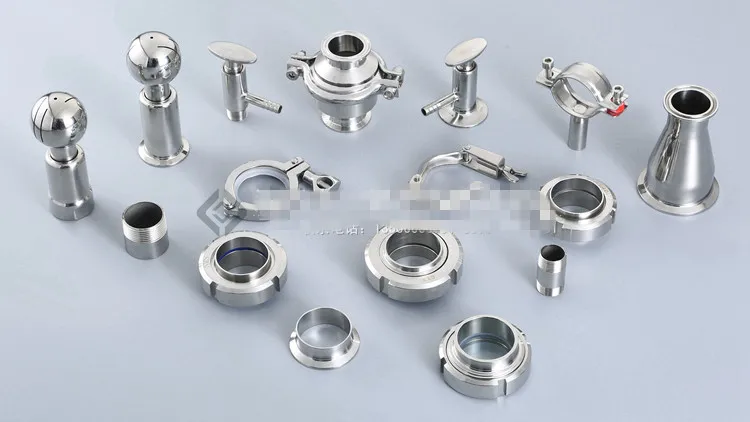 1 шт. 45mm-1 3/4 &quotСанитарно полный Порты и разъёмы шаровой кран зажим Тип Ferrule SS304 |