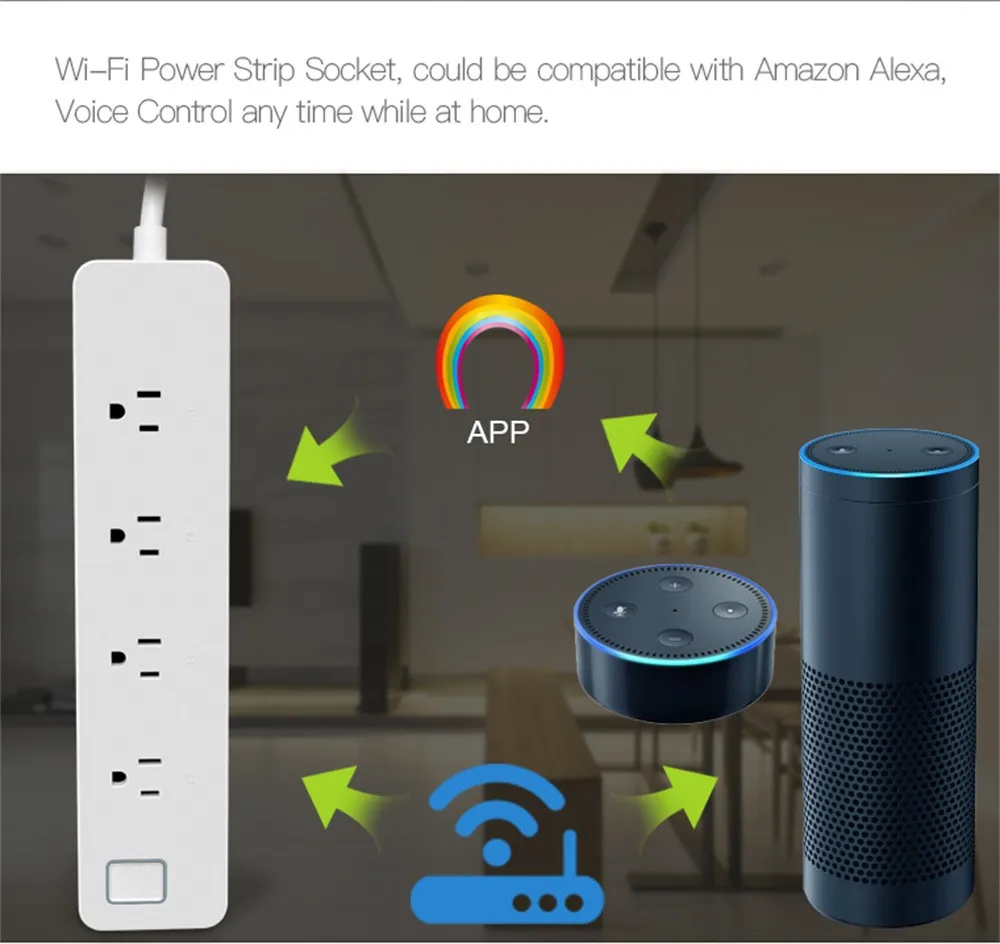 Умная розетка WiFi US Plug Switch для Amazon Alexa/Google Home App Control Timing Swich новинка 2019 #20 |