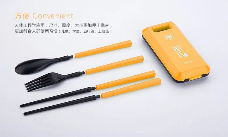 Naturehike NH15A001 T походная посуда для пикника Экологичная ABS Складная палочки еды