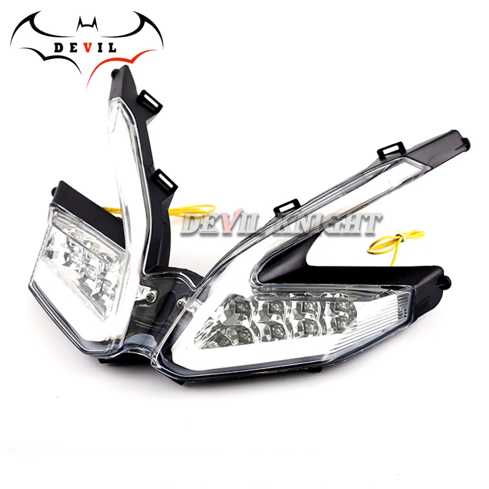 Светодиодный фонарь для DUCATI 899 959 1199/S/R 1299 Panigale 1199R аксессуары для мотоциклов Интегрированный стоп-сигнал поворот сигнала - Цвет: Clear