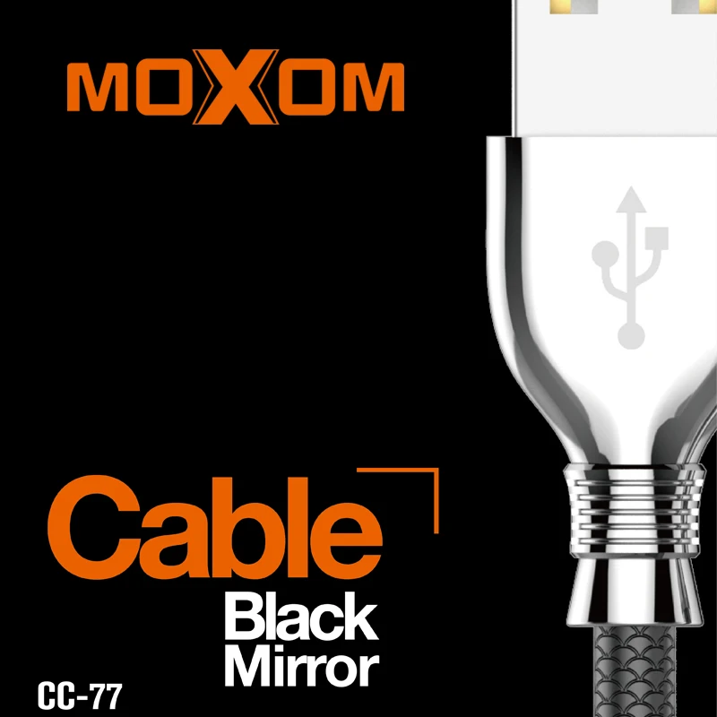 USB кабель MOXOM для быстрой зарядки iPhone X 8 7 Micro Type C Samsung S9 S8 Прямая поставка|Кабели