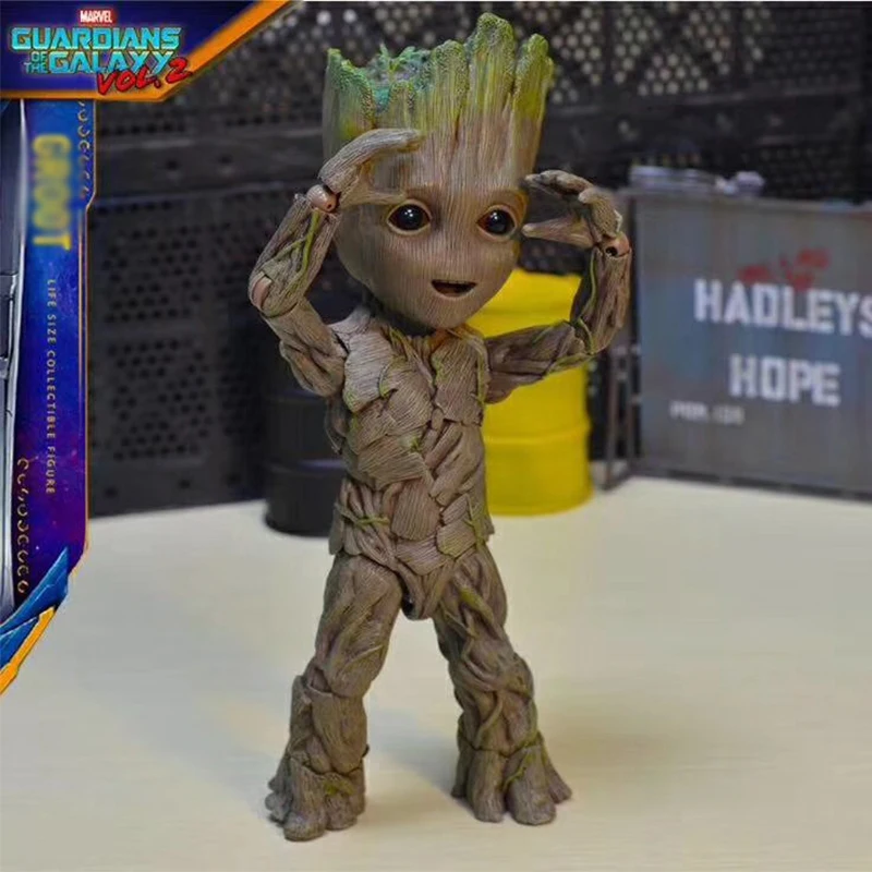 Горячие игрушки 1:1 Marvel стражи Галактики Мстители милый ребенок деревоподобный
