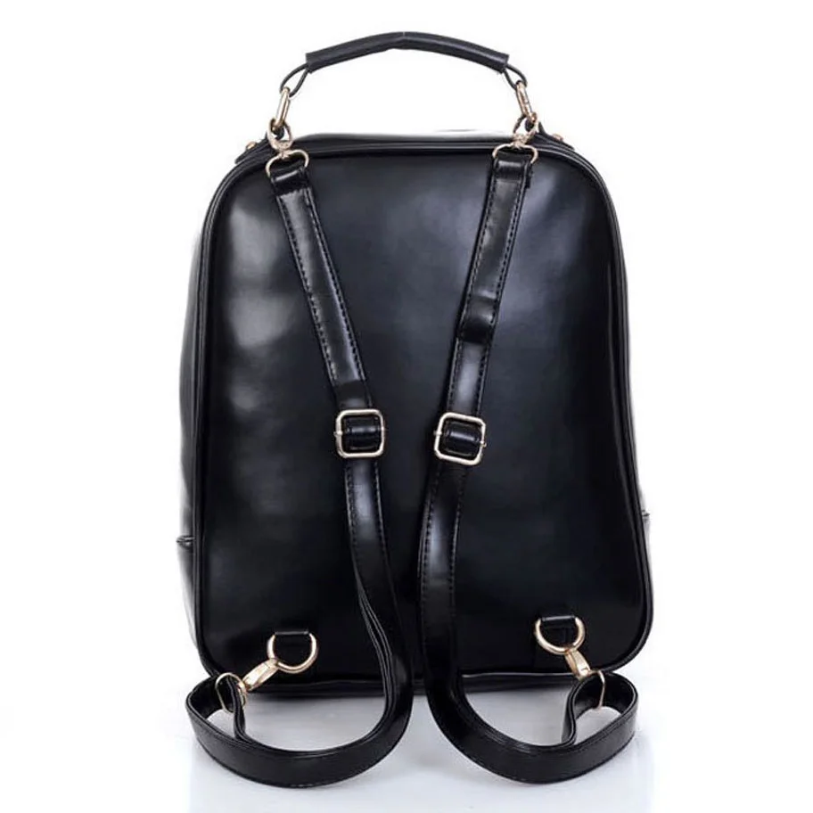 TEXU/Для женщин двойной Применение рюкзак для Искусственная кожа черный | Багаж и