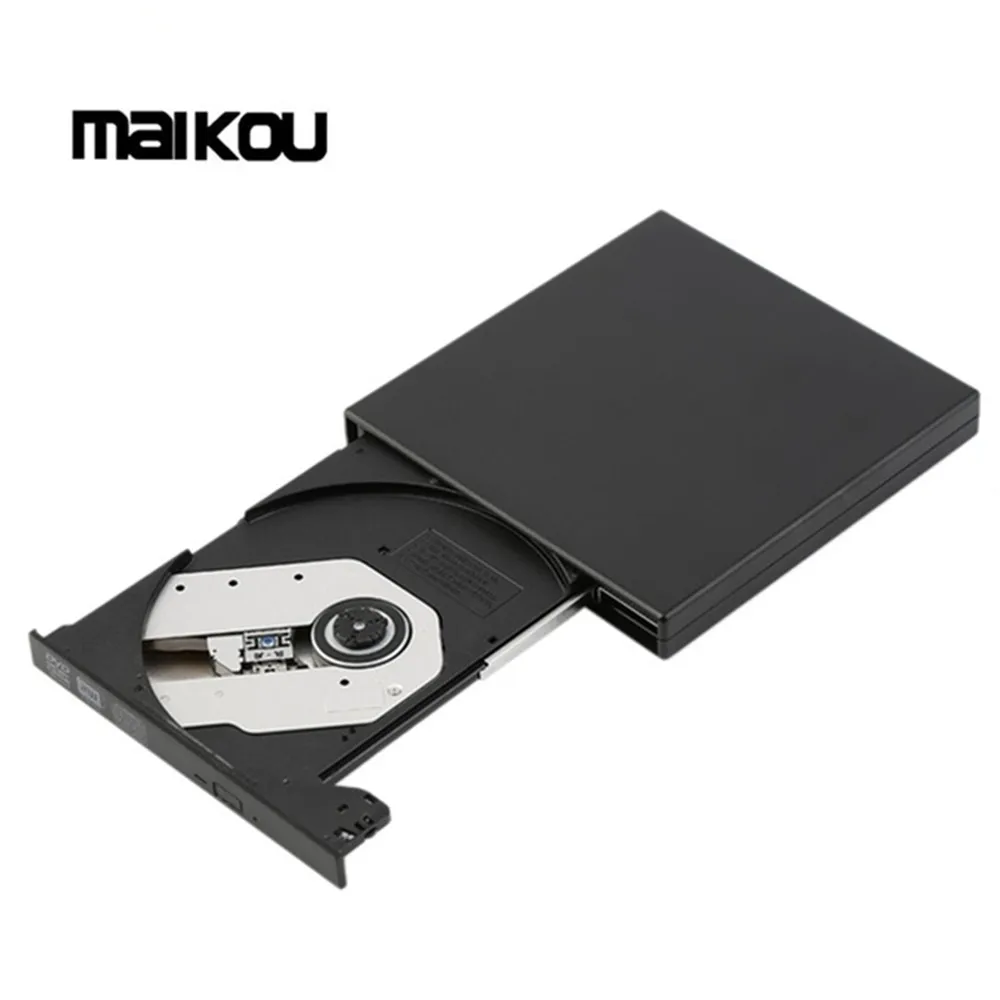 Maikou ED-08 USB 3.0 Portable External Slim drive DVD-RW CD-RW Burner Recorder uses the SATA interface support for DOS startup | Компьютеры