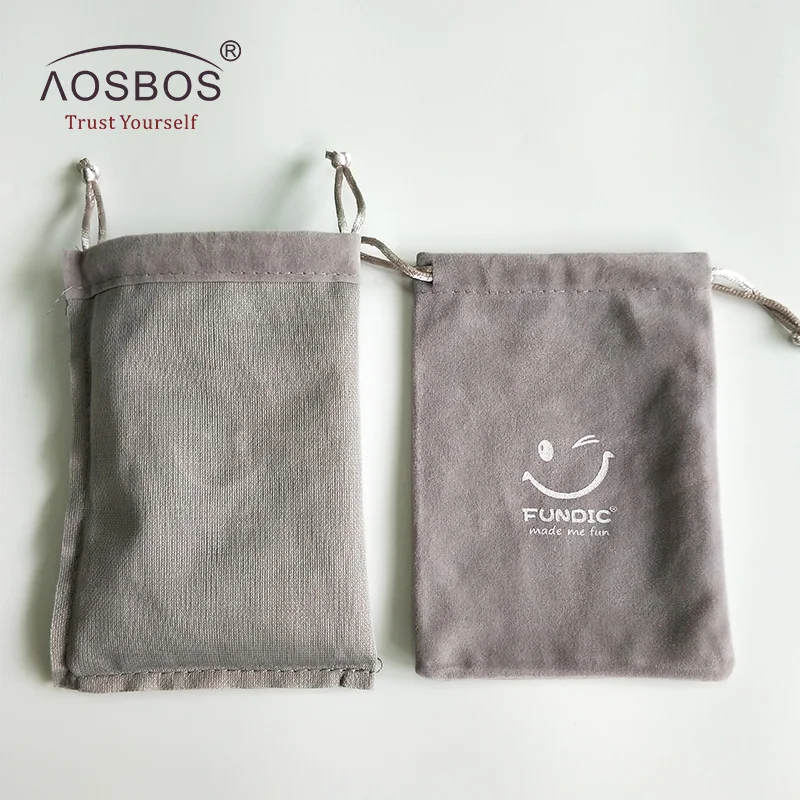 Aosbos Карманный Кошелек однотонный холщовый для монет женский короткий кошелек