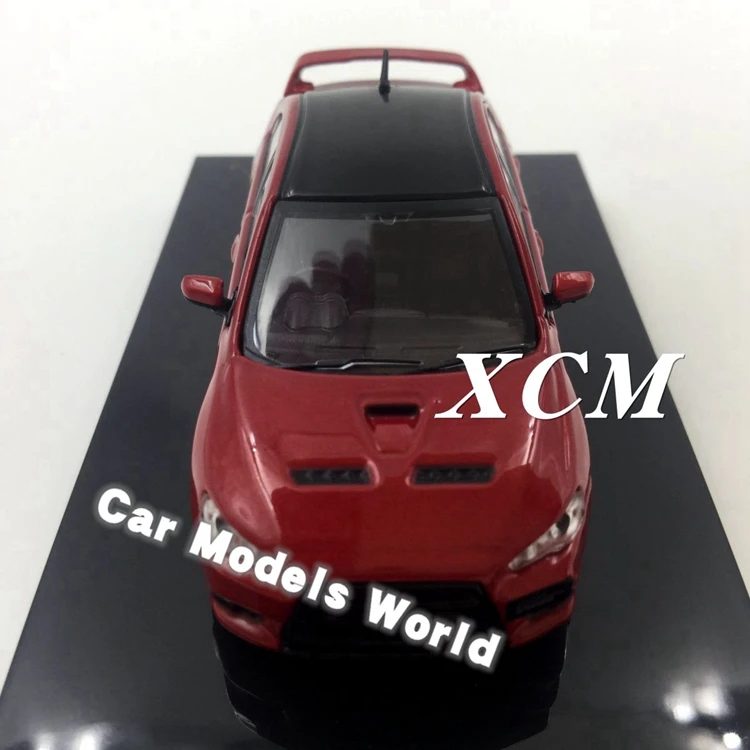 Литая модель автомобиля Tarmac модель автомобиля для Lancer EVO X Evolution Final Edition(красный) 1: 64