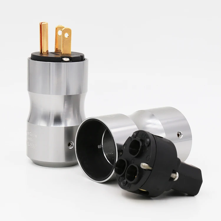 Высококачественная позолоченная штепсельная вилка стандарта США VP434G сетевого