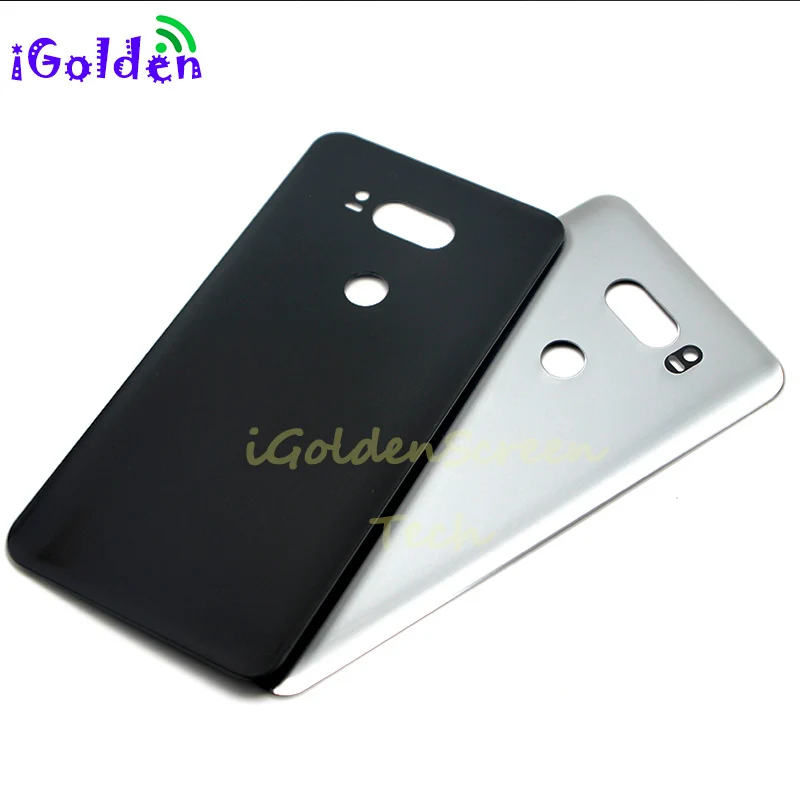 Задняя крышка для Lg v30, крышка батареи, чехол для двери, корпус с объективом камеры, Стекло Touch ID, Замена для LG V30, задняя крышка