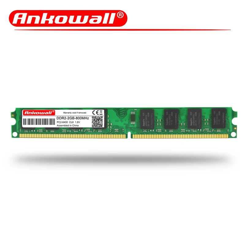 DDR2 2GB ram 800MHz 667MHz PC2-6400 память для рабочего стола Dimm 1,8 V NON-ECC Высокая совместимость