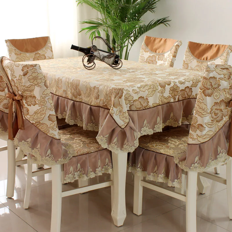 Мода высшего сорта столовая скатерть для стола стула чехлы на стулья подушки