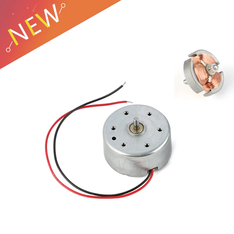 Solar Power Motor RF-300C DC 3500RPM Low Voltage Start Laser Printed Parts Toy Motors DIY Model Accessories | Обустройство дома